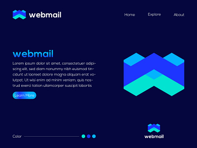 Webmail Logo Design Concept