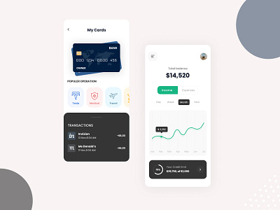 Finance app bankingapp branding ecommerce finance app typography ui uiux wallets