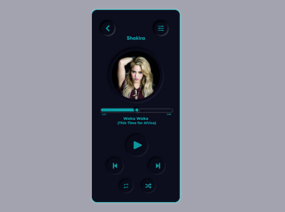 Music Player (Neumorphism) adobe xd adobexd animation design neumorphism neumorphism ui ui ux vector website