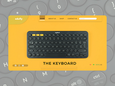 The Keyboard adobe xd adobexd animation app branding keyboard ui ux vector web website