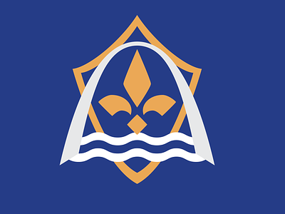 MLS St. Louis Rebrand arch branding clean concept logo design football football logo logo minimal river soccer soccer logo st. louis stl