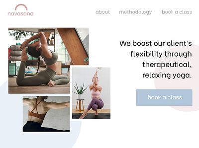 Design 4: Navasana 30daychallenge 30daysofwebdesign branding dailydesignchallenge design webdesign