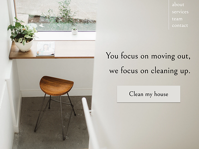 Design 12: Moving out cleaning