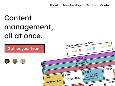 Design 21: Collaborative content management