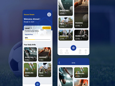 Soccer Dream App academy app coach drills football learning lessons practice self training soccer