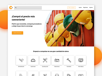 Compulsar - Landing page design icon landing page ui ux web