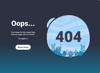 404 page dailyui design illustration