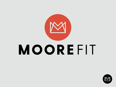 Moore Fitness Brand Identity brand identity branding design lettering logo typography