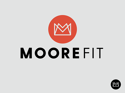 Moore Fitness Brand Identity brand identity branding design lettering logo typography