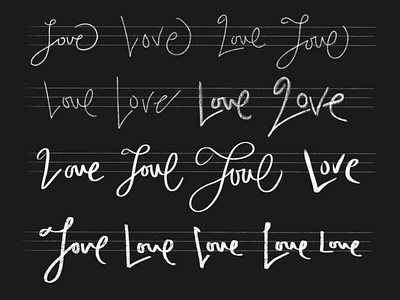 Love // 013 apple pencil hand lettering ipad ipad pro lettering love procreate app type typography
