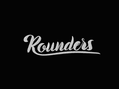 Rounders apple apple pencil film gambling hand lettering ipad pro lettering movie poker procreate app rounders type