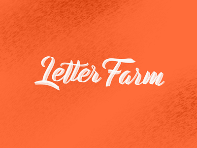 Letter Farm Love apple apple pencil hand lettering ipad pro letter farm lettering procreate app type typography