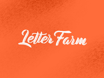 Letter Farm Love