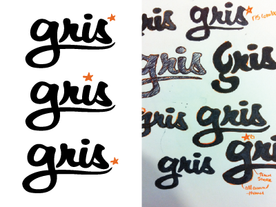 gris_identity v2 brand design gris griswold identitiy logo script swoosh typography