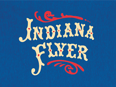 Stranger Things - Indiana Flyer apparel apple apple pencil brand hand lettering indiana indianapolis ipad pro lettering logo midwest monsters sci fi shirt stranger stranger things things typeface typography