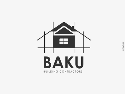 Logo for BAKU Building Contractors baku building construction construction logo logo malawi