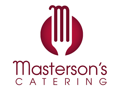 Masterson's Catering Logo Design branding catering logo