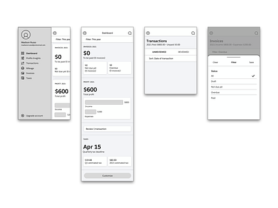 Quickbooks Self-Employed Mobile App Enhacements ios ux