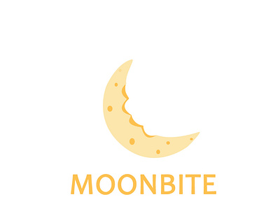 MOONBITE illustration logo vector