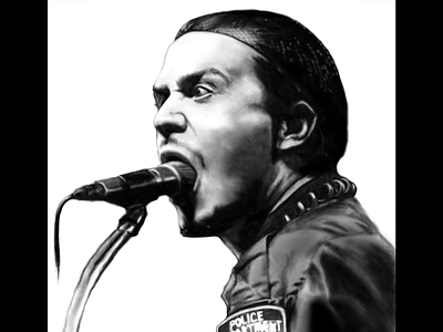 Mike Patton digital art drawing faith no more illustration mike patton portrait tomahawk