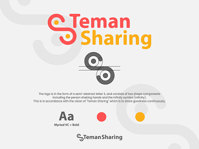 Teman Sharing - Logo Design branding design icon illustration letter logo lettermark logo logotype ui vector