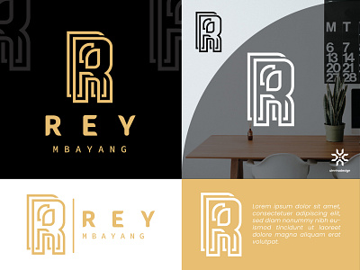 Logo for - Ray Mbayang branding design graphic design icon illustration inspiration letter logo lettermark logo logo design logotype minimal modern premium simple ui vector