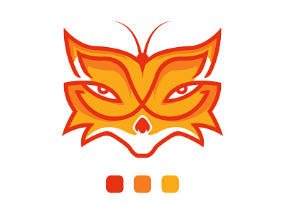 Fox Butterfly Logo