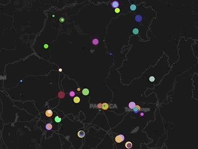 #30DayMapChallenge Day 26 - Map with a new tool data datavis datavisualization dataviz geography gif gif animation map maps p5 p5.js p5js