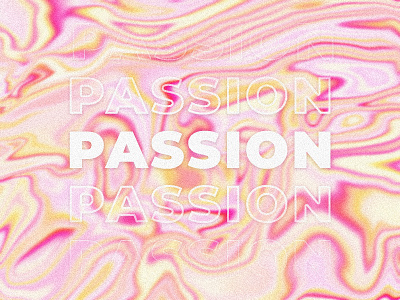 Passion Colorful Art aesthetics colorful graphic design illustration pink red typography yellow