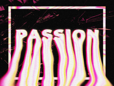 Passion Liquid Art aesthetics colorfull graphic design illustration liquify passion liquid art pink red typography yellow