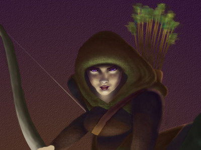 WIP - Ranger archer character design illustration painting photoshop ranger