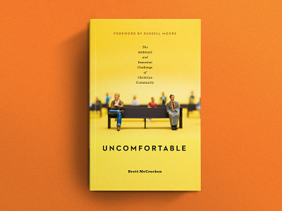 Uncomfortable awkward book book cover book cover design miniature miniatures ministry photography print design publishing social media typography uncomfortable video yellow