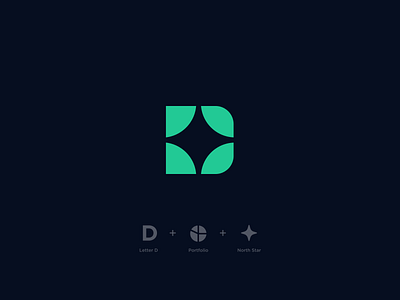 Destra Financial mark branding design finances geometric icon investing logo mark star vector
