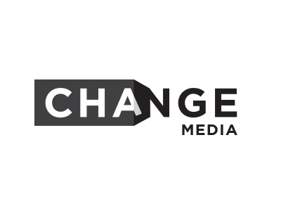 Change Media black block change logo media perspective