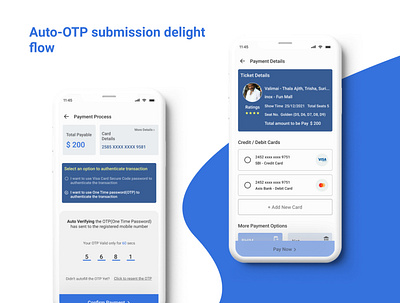 Automatic OTP Submission - UX Case Study checkoutui design figma otp paymentui productcheckout productdesign ui uiux ux webdesign