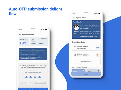 Automatic OTP Submission - UX Case Study checkoutui design figma otp paymentui productcheckout productdesign ui uiux ux webdesign