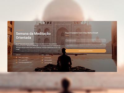 Guided Meditation Week - Landing Page elementor pro landing page meditation ui design uiux web design wordpress