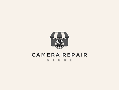 camera repair store camera logodesign photography repair