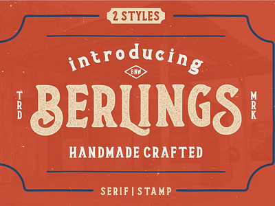 Berlings - Handmade Crafted Serif