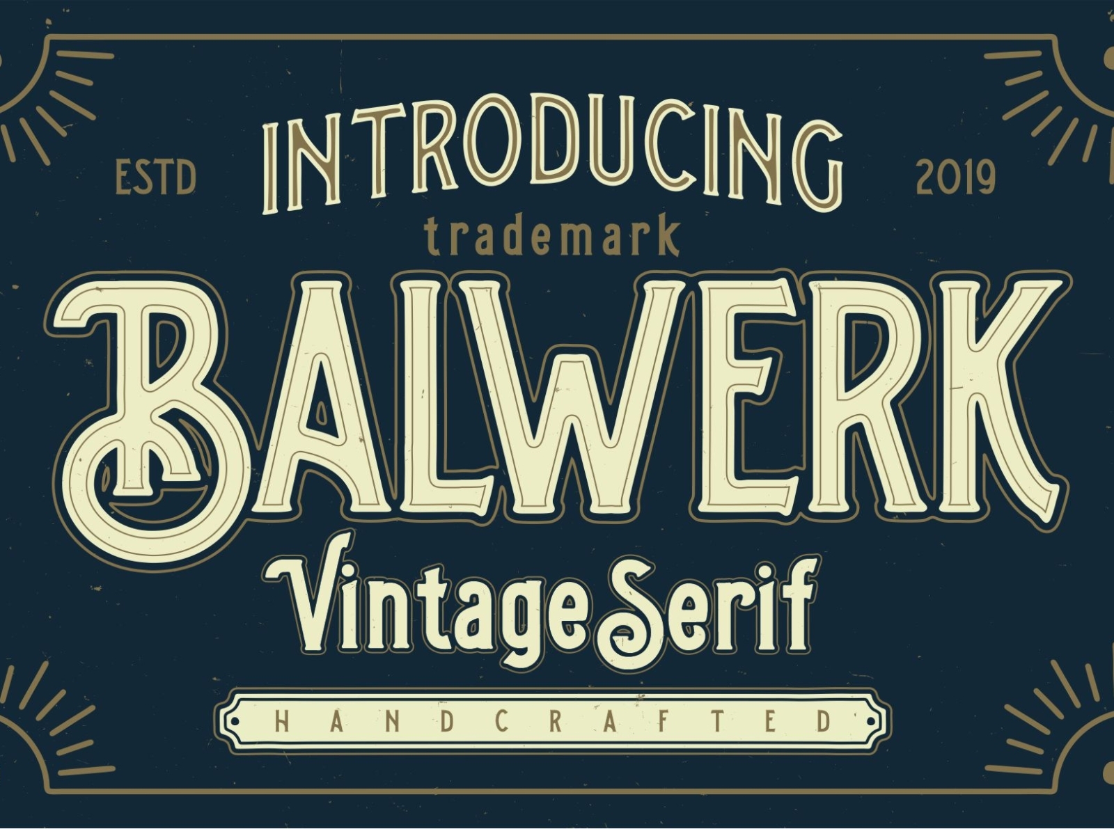 Balwerk - Vintage Serif by Benawa Type on Dribbble
