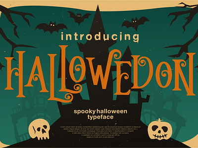 Hallowedon - Scary Font