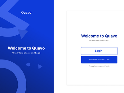 Quavo: Big Data Giants branding design ui ux