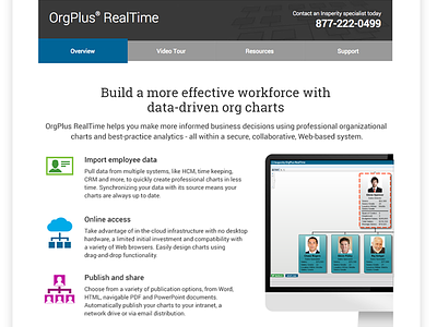 Orgplus product pages icons product saas
