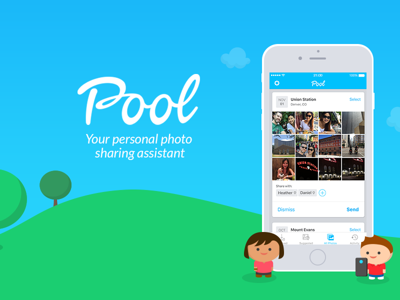Pool App by MediaFire by Heather Stacoviak on Dribbble
