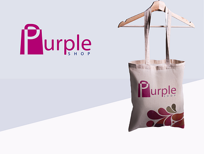 Purple Store for shopping logo