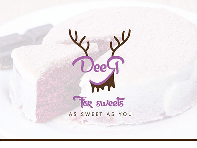 Deer for Sweets logo design branding design logo