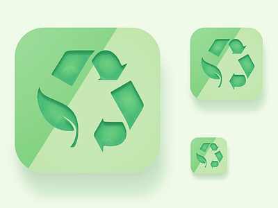 Daily UI :: 005 App Icon icon recycle
