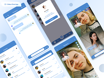 Interface for Video Chat App