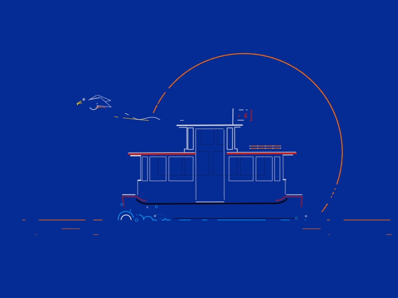 Boat by Arm Sattavorn on Dribbble
