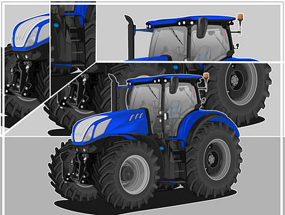 Realistic vector vehicle excavator bulldozer construction dig digger equipment excavator heavy industrial industry isolated loader machine machinery realistic tractor transport transportation vector vehicle work